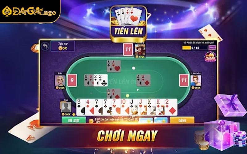 Hướng dẫn tham gia đánh bài tiến lên miền nam DAGA
